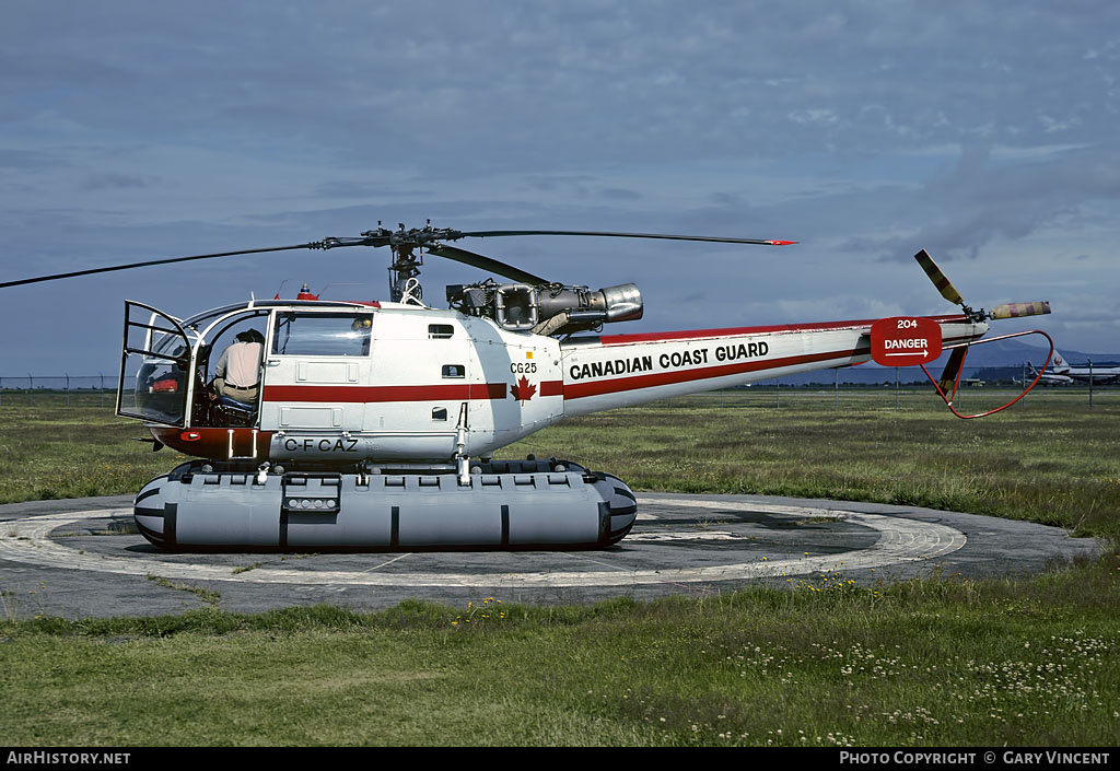 Aircraft Photo of C-FCAZ | Sud SE-3160 Alouette III | Coast Guard | AirHistory.net #54960