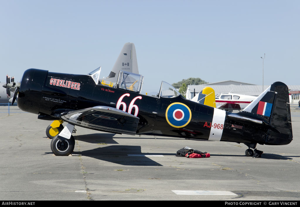 Aircraft Photo of N4802E / AJ698 | North American AT-16 Harvard II | Canada - Air Force | AirHistory.net #54977