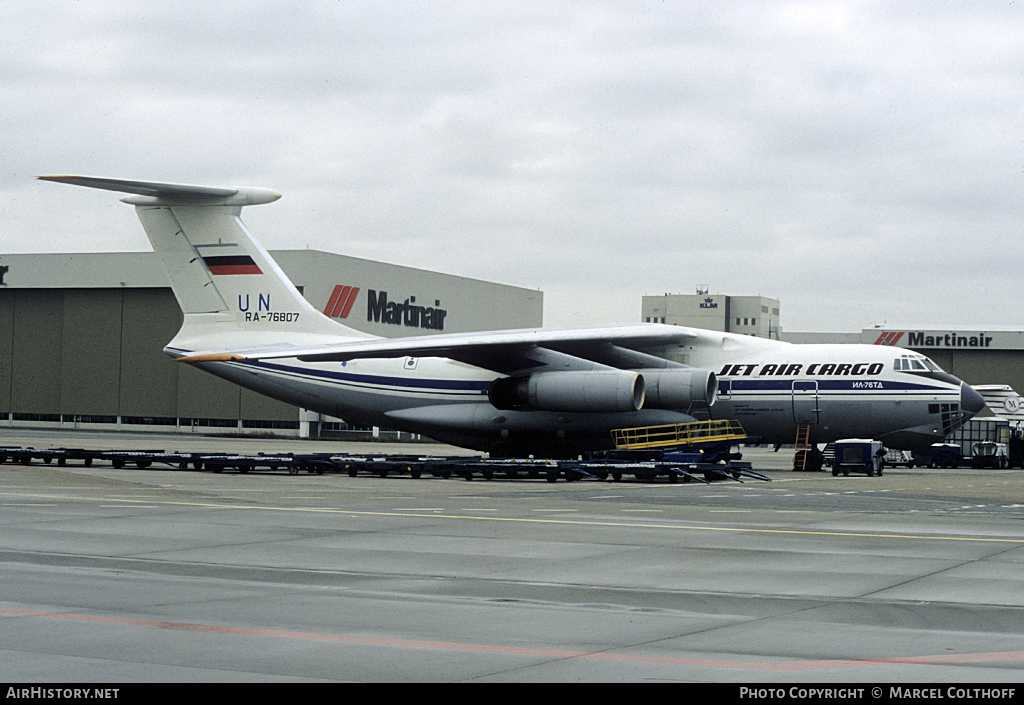 Aircraft Photo of RA-76807 | Ilyushin Il-76TD | Jet Air Cargo | AirHistory.net #54980