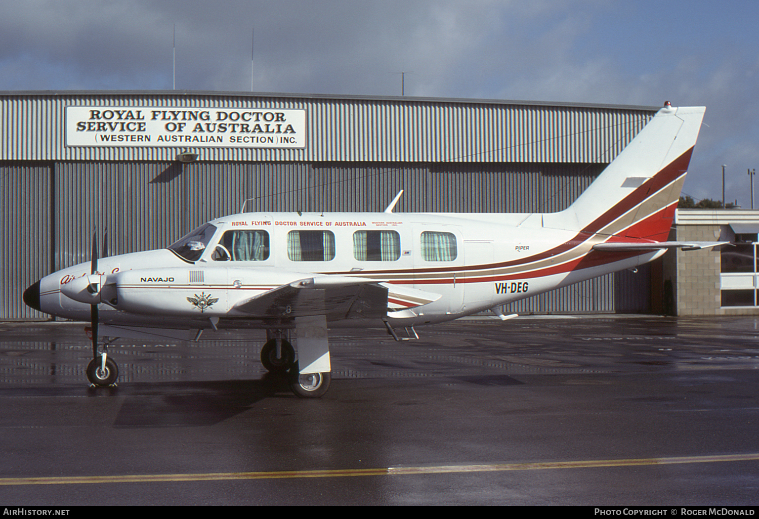 Aircraft Photo of VH-DEG | Piper PA-31-310 Navajo C | Royal Flying Doctor Service - RFDS | AirHistory.net #55005