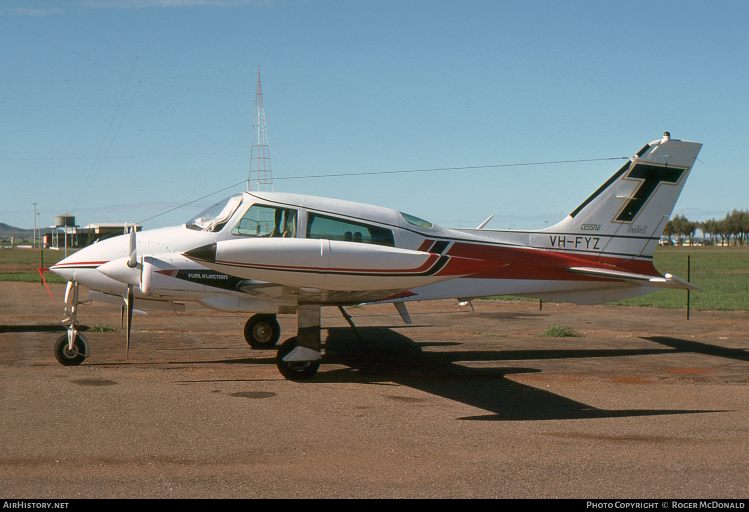 Aircraft Photo of VH-FYZ | Cessna 310Q | Trans West Airlines | AirHistory.net #55009