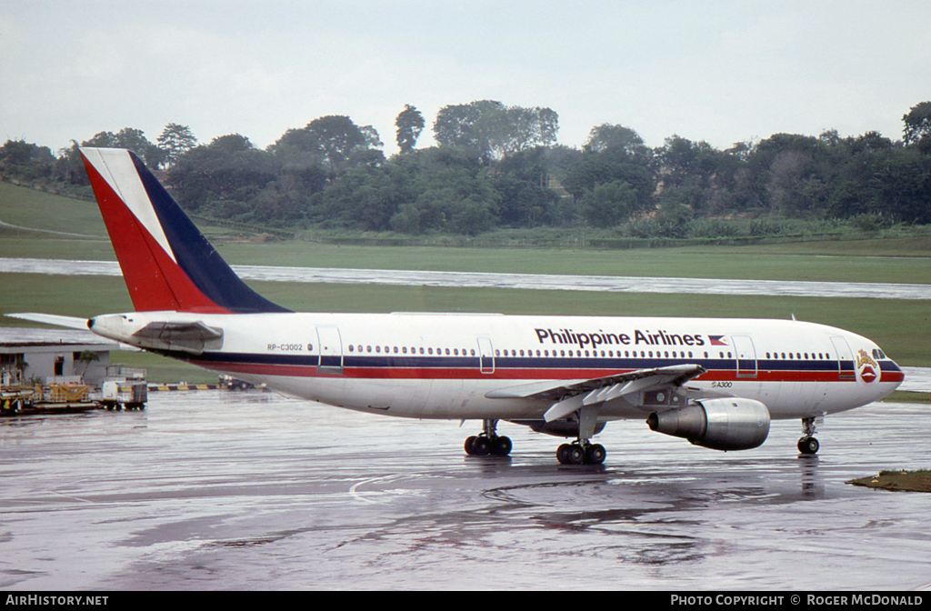 Aircraft Photo of RP-C3002 | Airbus A300B4-103 | Philippine Airlines | AirHistory.net #55016