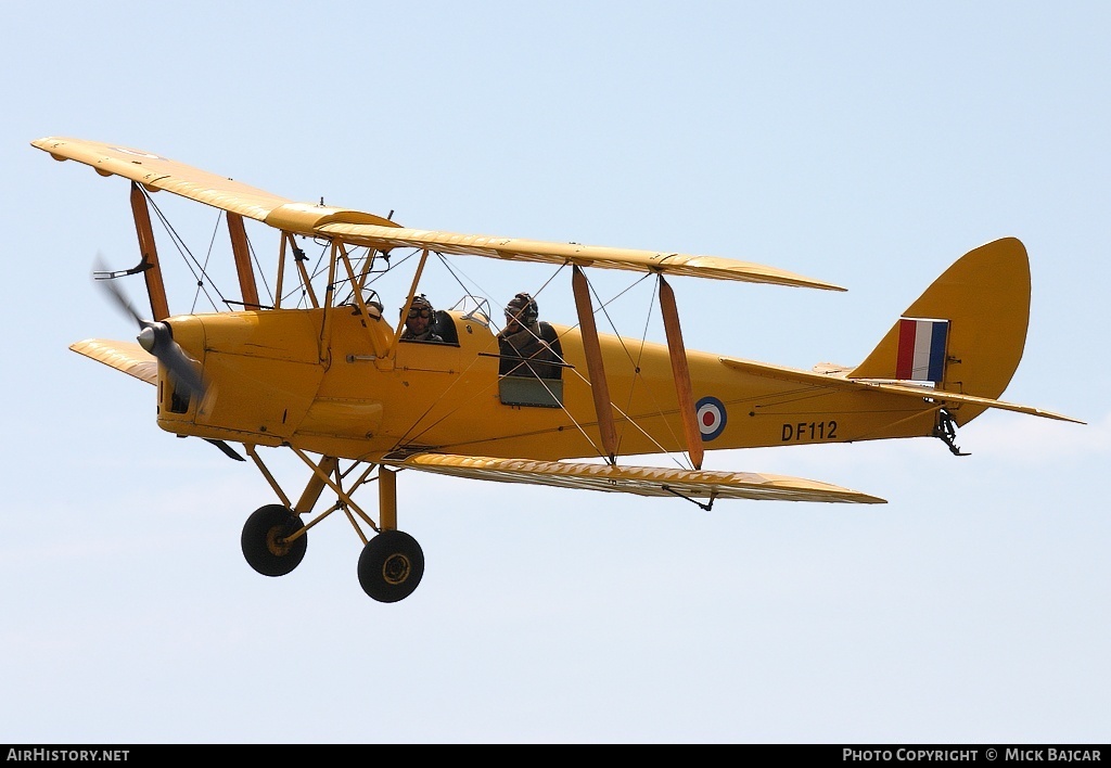 Aircraft Photo of G-ANRM / DF112 | De Havilland D.H. 82A Tiger Moth II | UK - Air Force | AirHistory.net #55031