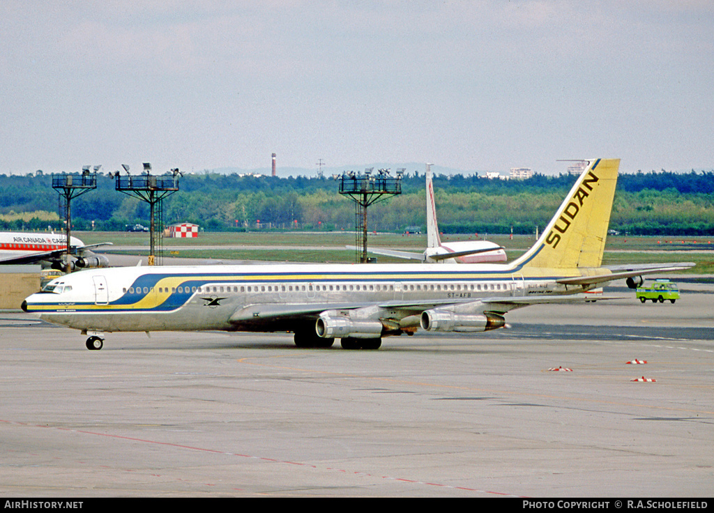 Aircraft Photo of ST-AFB | Boeing 707-3J8C | Sudan Airways | AirHistory.net #55039