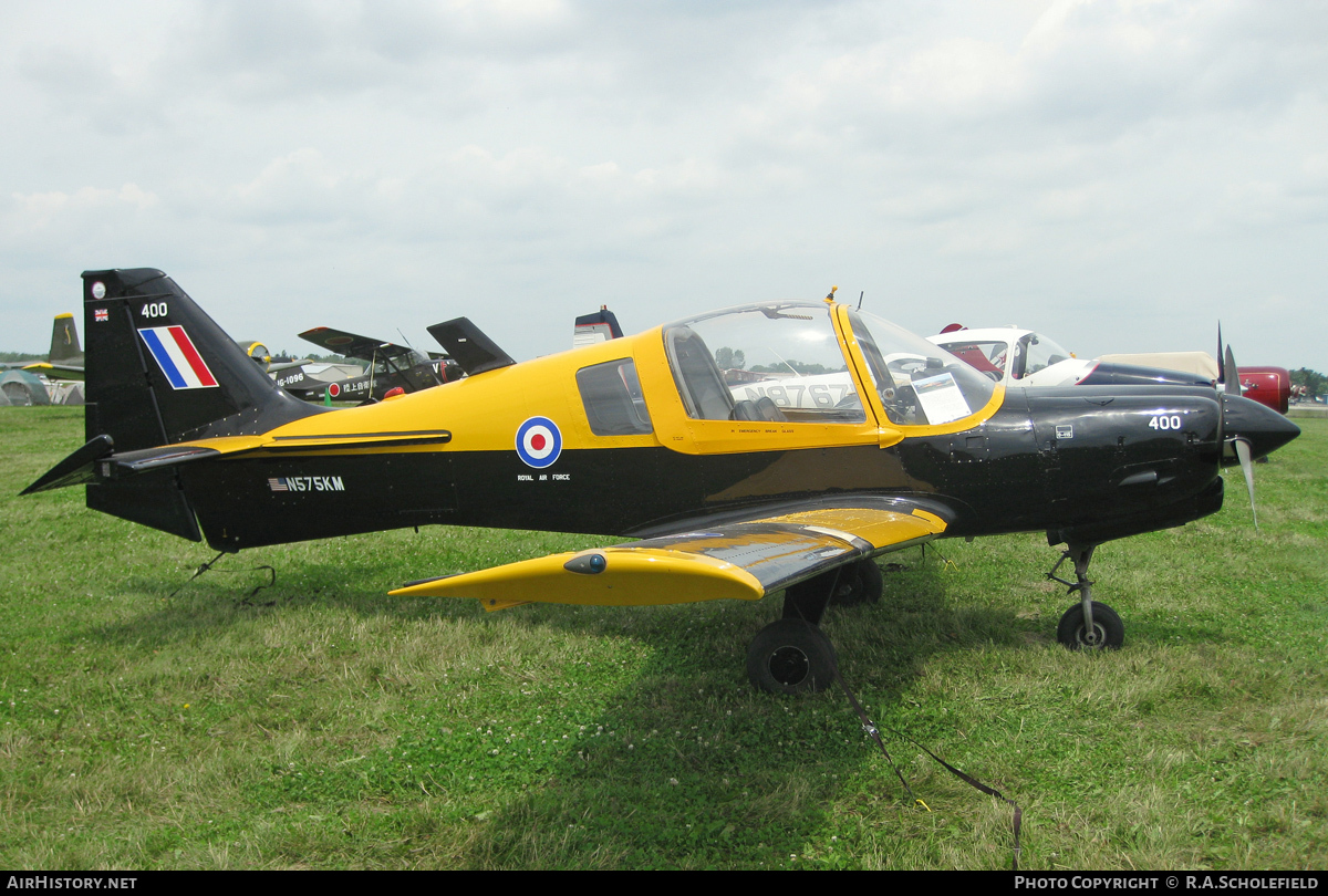 Aircraft Photo of N575KM | Scottish Aviation Bulldog 120 | UK - Air Force | AirHistory.net #55045