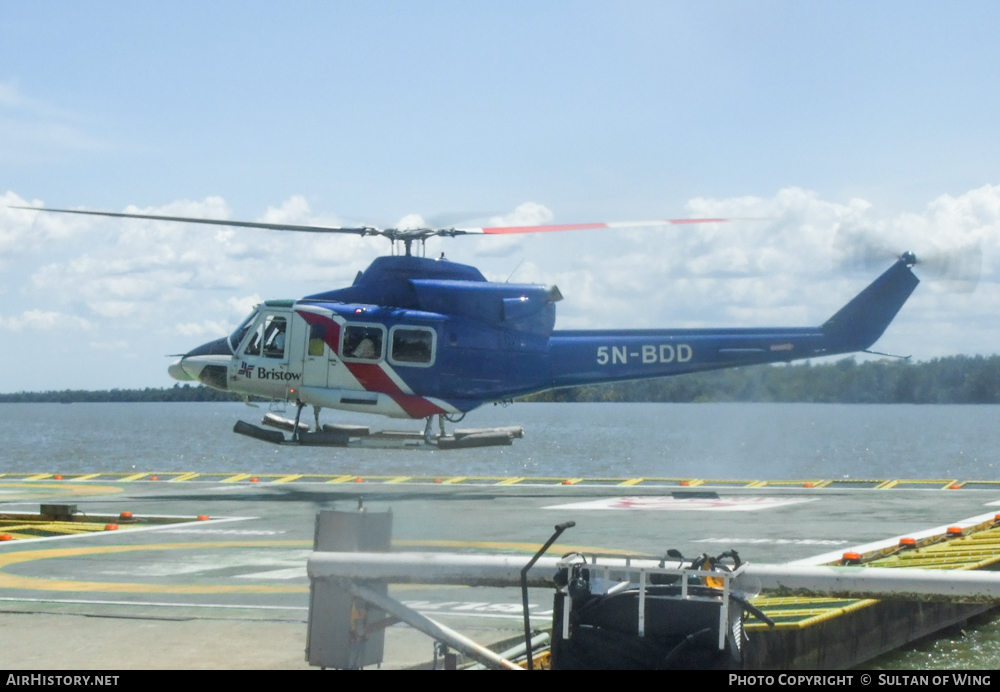 Aircraft Photo of 5N-BDD | Bell 412 | Bristow Helicopters | AirHistory.net #55050
