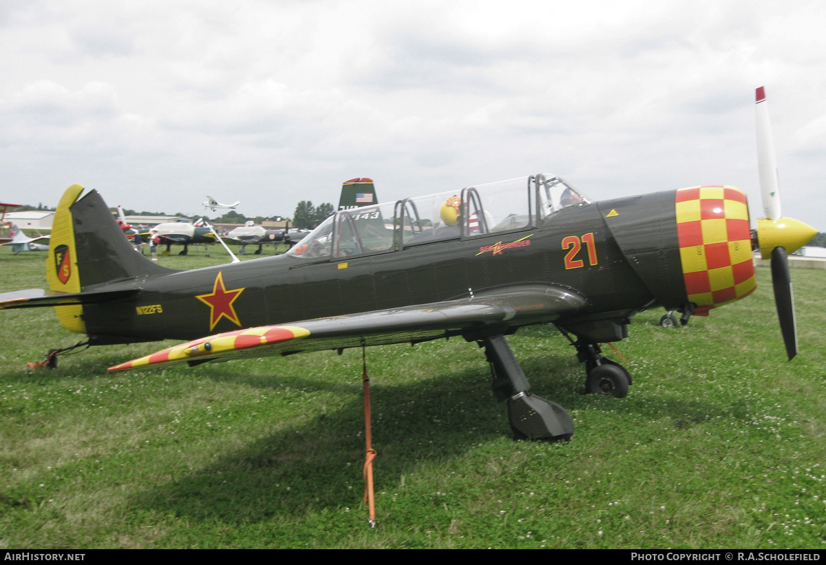 Aircraft Photo of N122FS | Yakovlev Yak-52TW | Soviet Union - DOSAAF | AirHistory.net #55070
