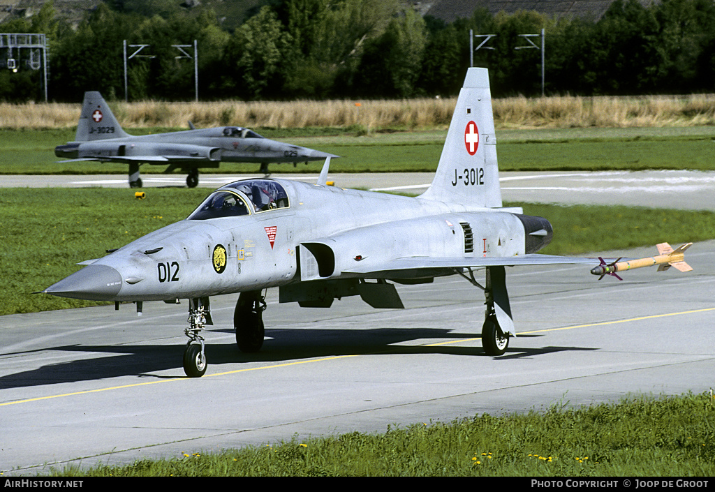 Aircraft Photo of J-3012 | Northrop F-5E Tiger II | Switzerland - Air Force | AirHistory.net #55090