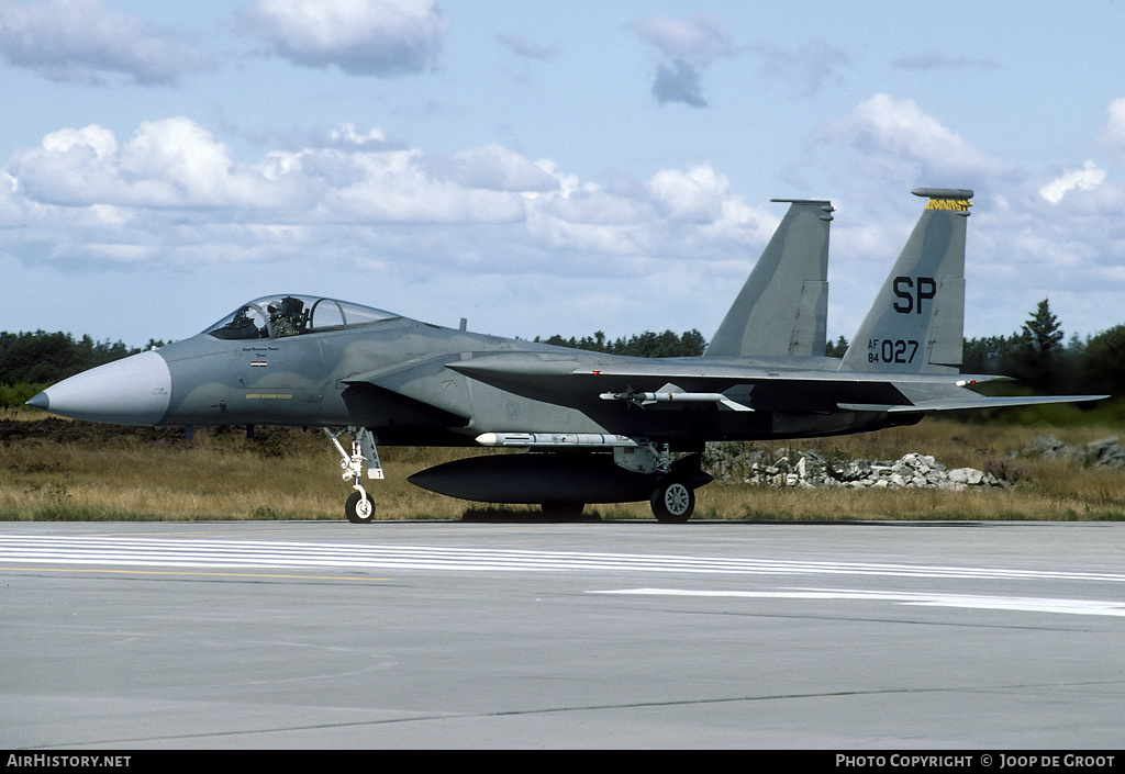 Aircraft Photo of 84-0027 / AF84-027 | McDonnell Douglas F-15C Eagle | USA - Air Force | AirHistory.net #55091