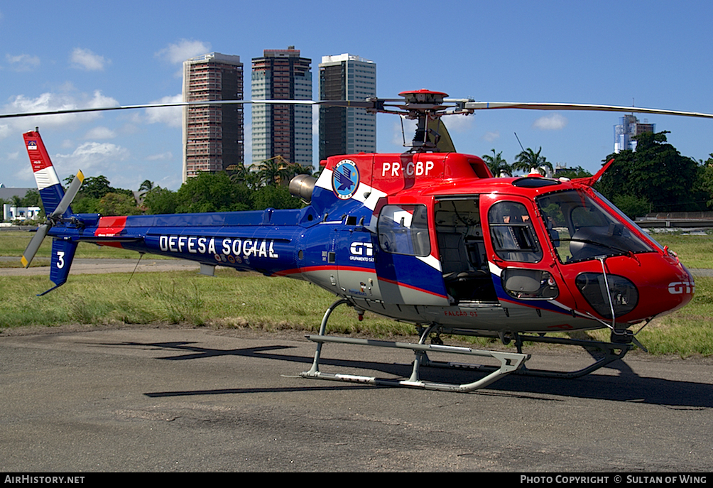 Aircraft Photo of PR-CBP | Helibras AS-350B Esquilo | Defesa Social de Pernambuco | AirHistory.net #55099