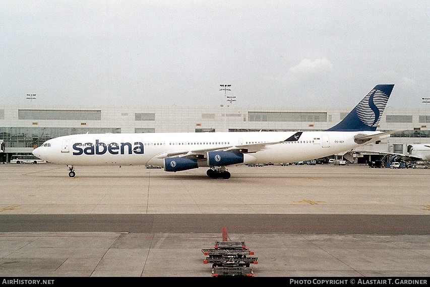 Aircraft Photo of OO-SCY | Airbus A340-311 | Sabena | AirHistory.net #55114