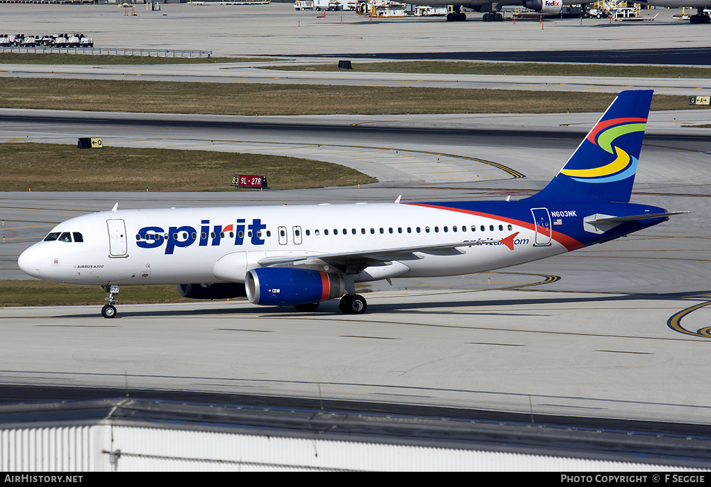 Aircraft Photo of N603NK | Airbus A320-232 | Spirit Airlines | AirHistory.net #55124
