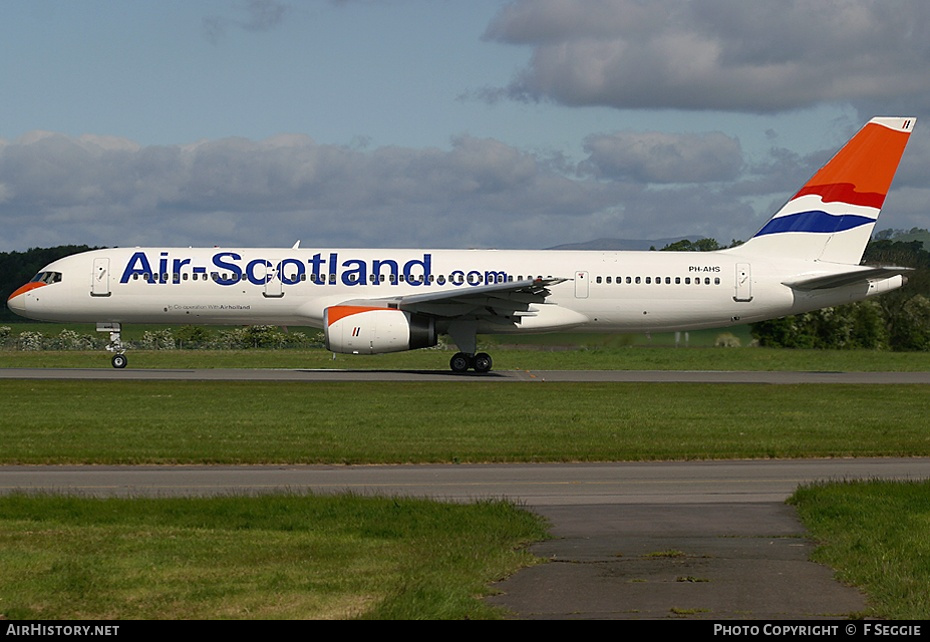 Aircraft Photo of PH-AHS | Boeing 757-28A | Air-Scotland | AirHistory.net #55128
