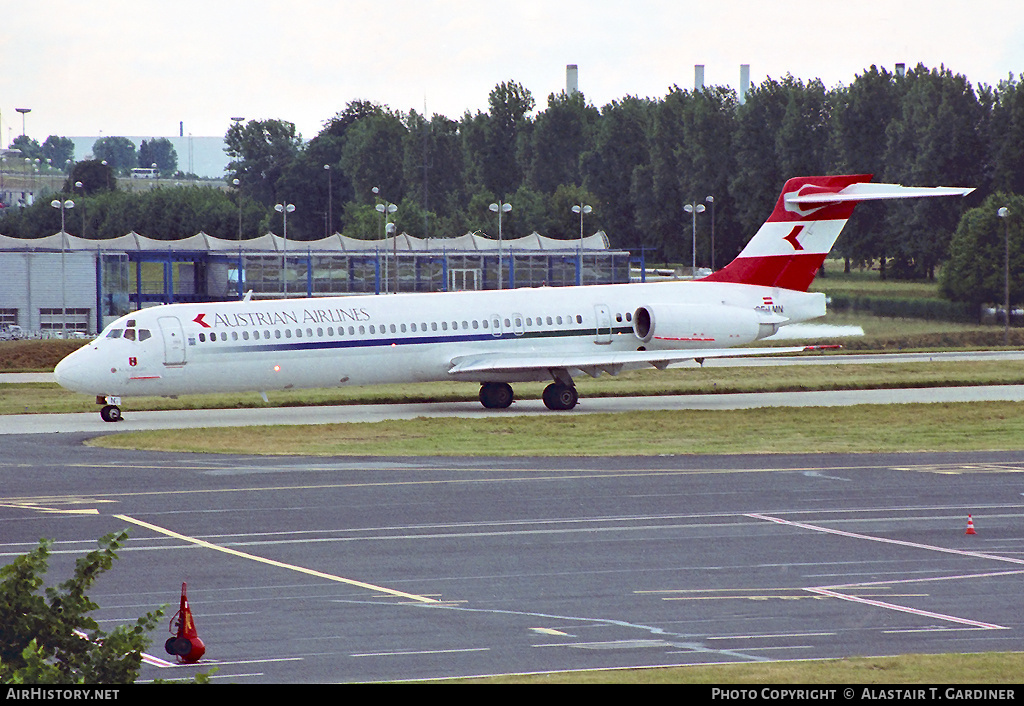 Aircraft Photo of OE-LMN | McDonnell Douglas MD-87 (DC-9-87) | Austrian Airlines | AirHistory.net #55138