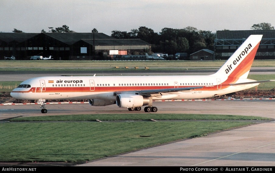 Aircraft Photo of EC-FEF | Boeing 757-236 | Air Europa | AirHistory.net #55149
