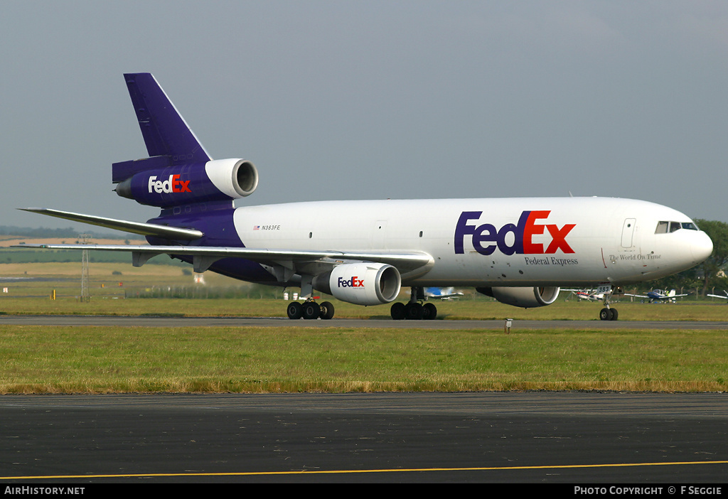 Aircraft Photo of N383FE | McDonnell Douglas DC-10-10(F) | Fedex - Federal Express | AirHistory.net #55150