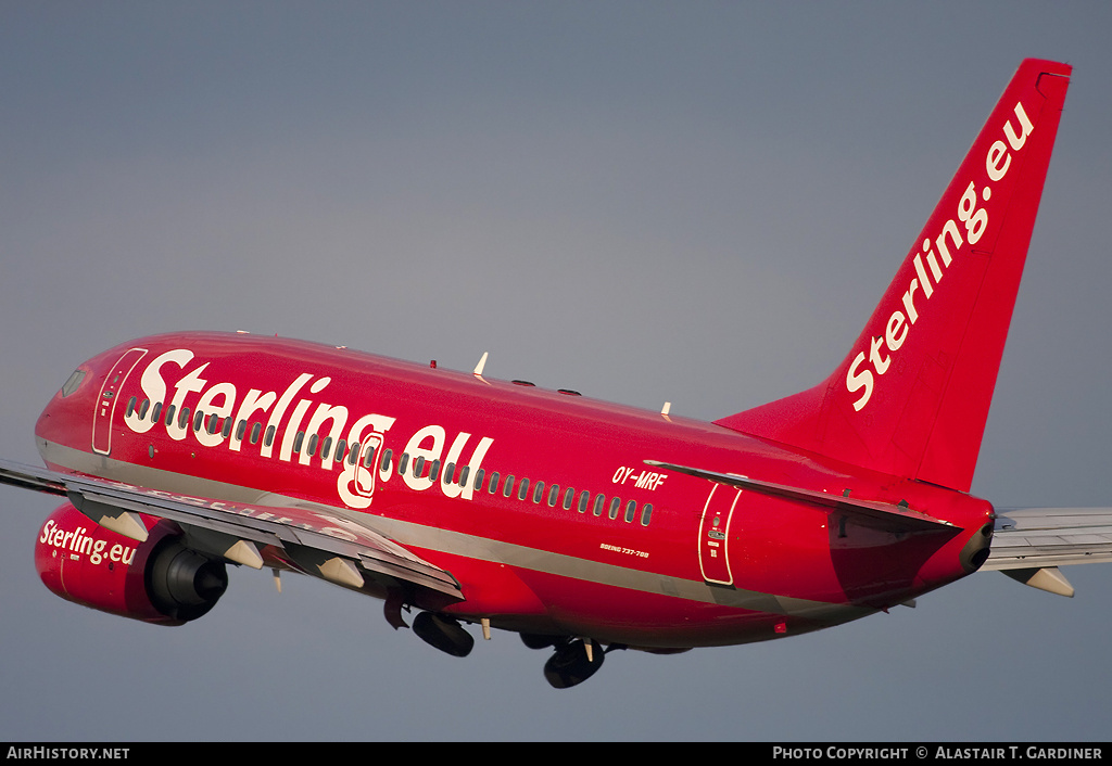 Aircraft Photo of OY-MRF | Boeing 737-7L9 | Sterling Airlines | AirHistory.net #55154