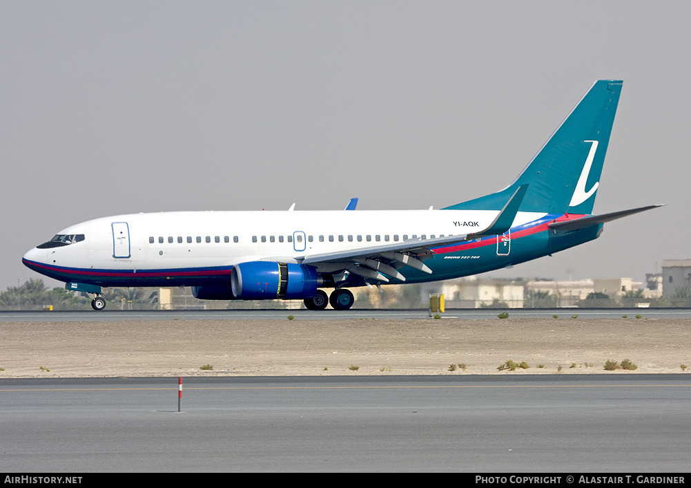 Aircraft Photo of YI-AQK | Boeing 737-7BD | Iraqi Airways | AirHistory.net #55162