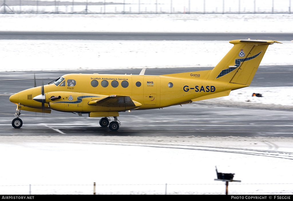 Aircraft Photo of G-SASD | Raytheon B200C King Air | Scottish Ambulance Service | AirHistory.net #55165