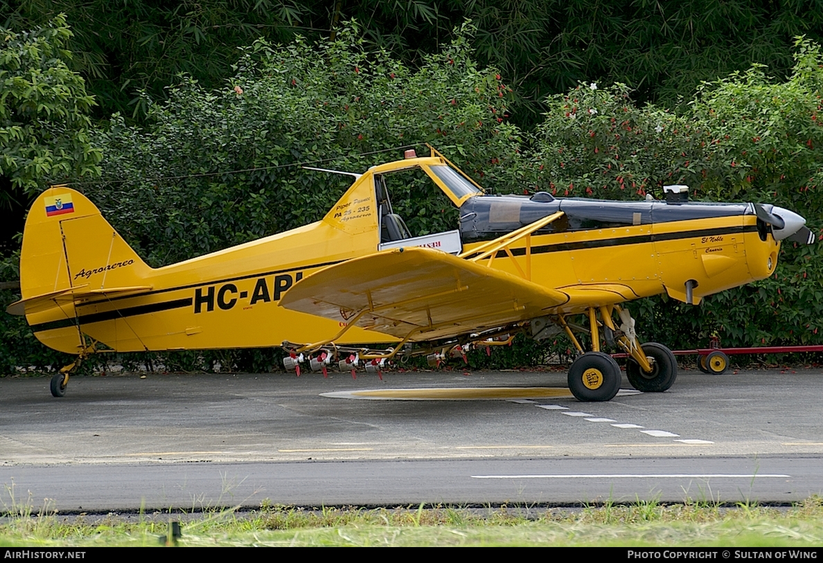 Aircraft Photo of HC-APL | Piper PA-25-235 Pawnee C | Agroaereo | AirHistory.net #55172