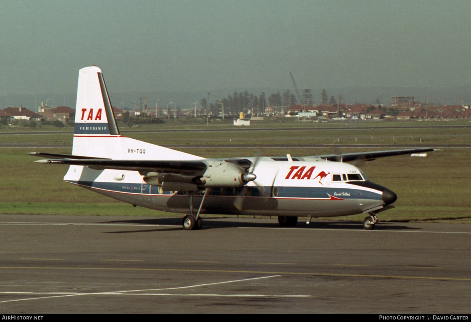 Aircraft Photo of VH-TQQ | Fokker F27-600 Friendship | Trans-Australia Airlines - TAA | AirHistory.net #55183