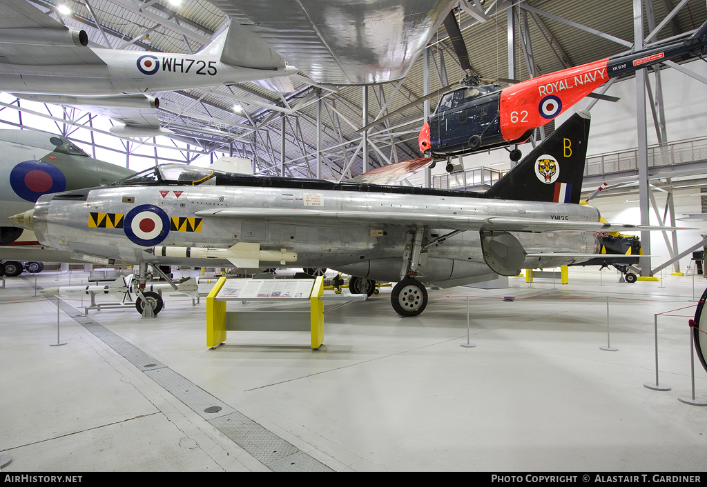 Aircraft Photo of XM135 | English Electric Lightning F1 | UK - Air Force | AirHistory.net #55239