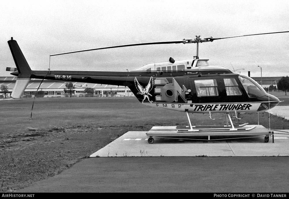 Aircraft Photo of VH-BJG | Bell 206B-3 JetRanger III | Triple Thunder | AirHistory.net #55281