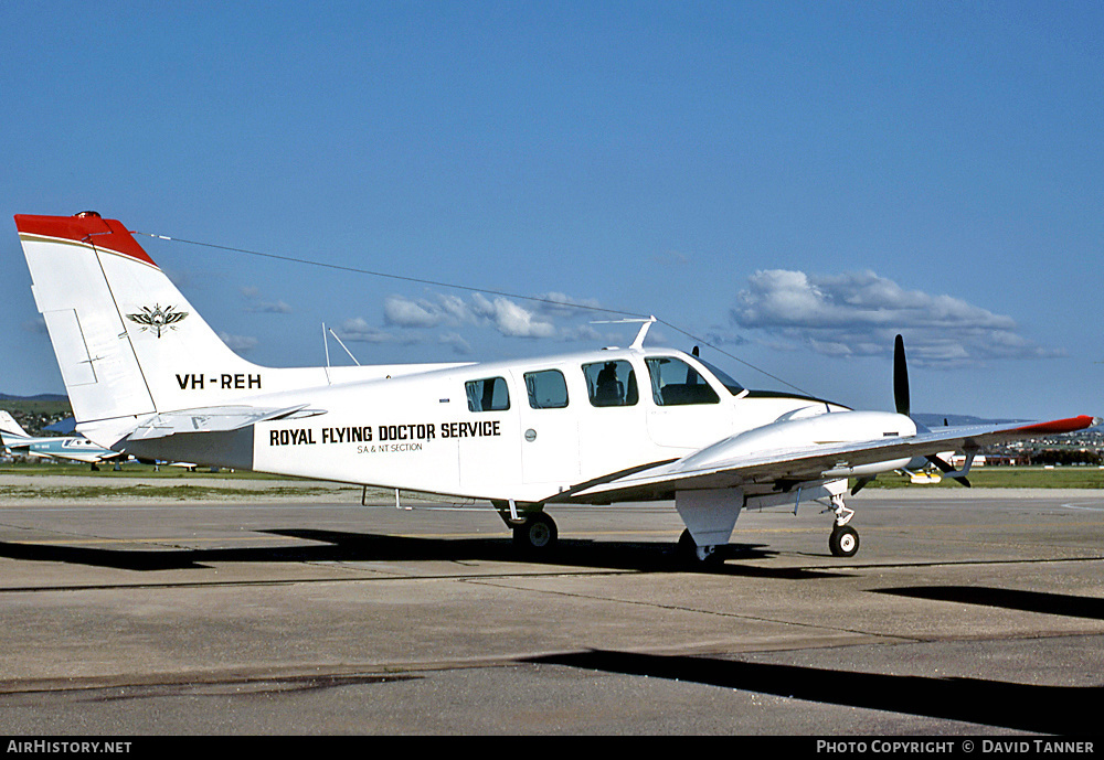 Aircraft Photo of VH-REH | Beech 58 Baron | Royal Flying Doctor Service - RFDS | AirHistory.net #55284