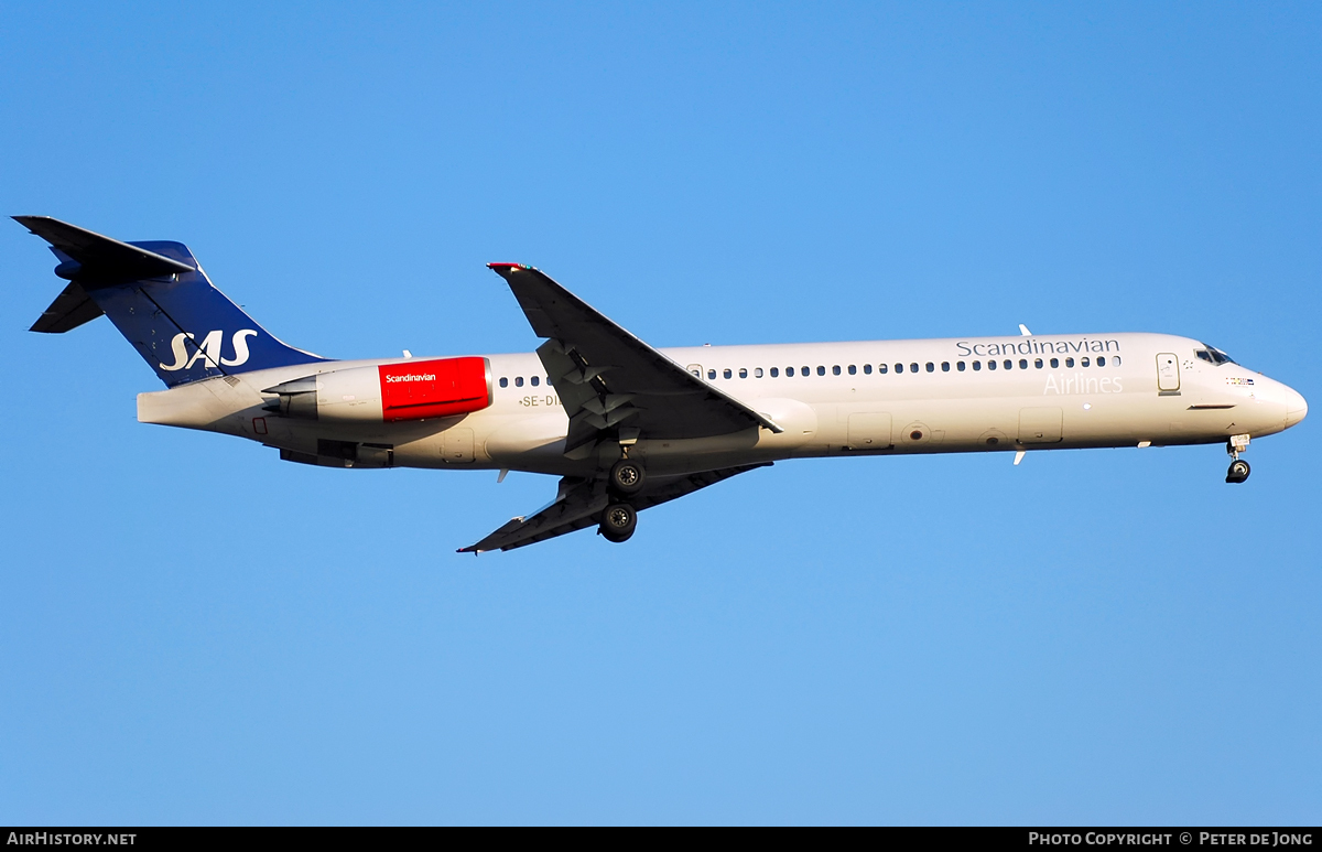 Aircraft Photo of SE-DIB | McDonnell Douglas MD-87 (DC-9-87) | Scandinavian Airlines - SAS | AirHistory.net #55326