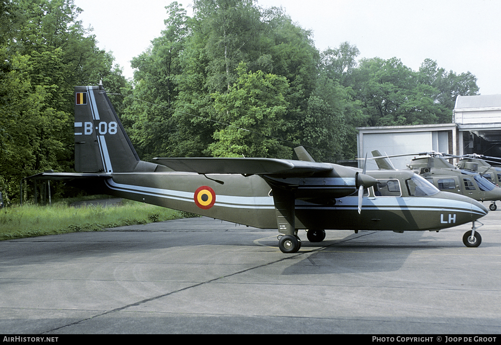 Aircraft Photo of B-08 | Britten-Norman BN-2A-21 Islander | Belgium - Army | AirHistory.net #55330