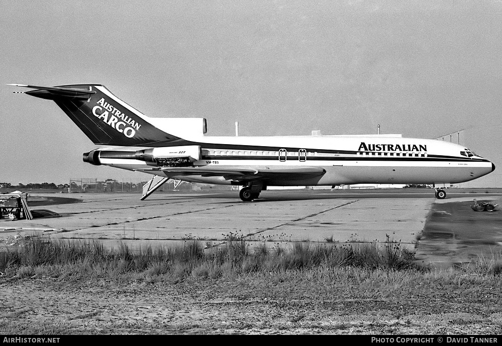Aircraft Photo of VH-TBS | Boeing 727-77C | Australian Airlines Cargo | AirHistory.net #55341
