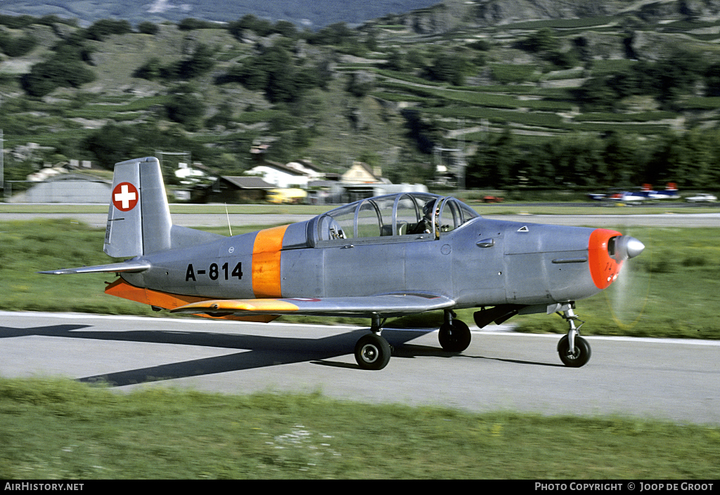 Aircraft Photo of A-814 | Pilatus P-3-05 | Switzerland - Air Force | AirHistory.net #55351