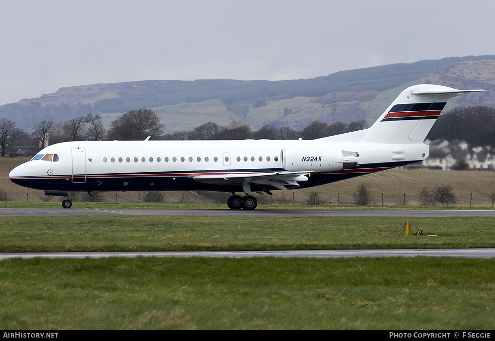 Aircraft Photo of N324K | Fokker 70 (F28-0070) | Fordair | AirHistory.net #55370