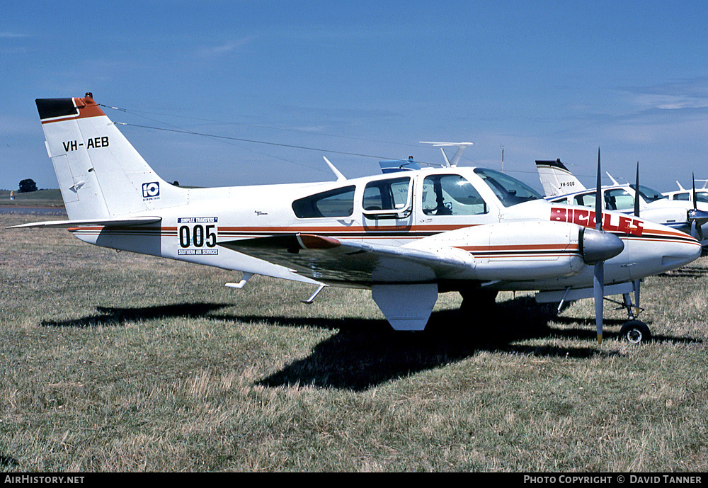 Aircraft Photo of VH-AEB | Beech B55 Baron (95-B55) | AirHistory.net #55380