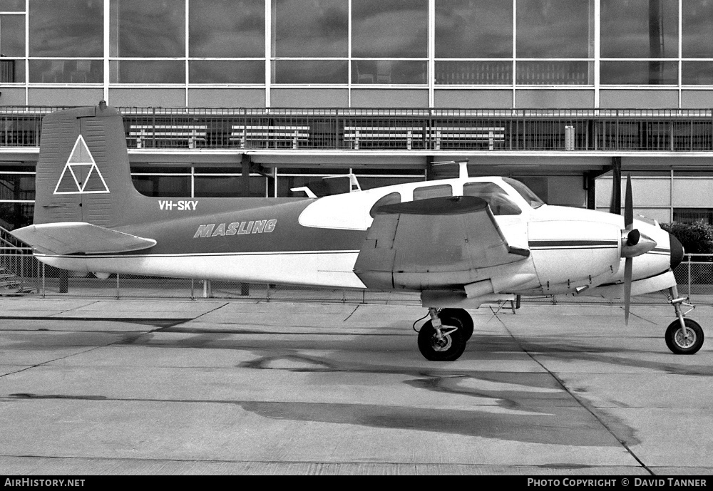 Aircraft Photo of VH-SKY | Beech D50A Twin Bonanza | Masling Airlines | AirHistory.net #55421