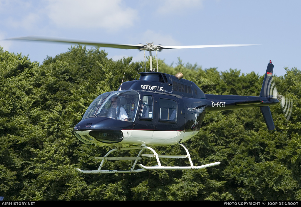 Aircraft Photo of D-HJET | Bell 206B-3 JetRanger III | Rotorflug | AirHistory.net #55423