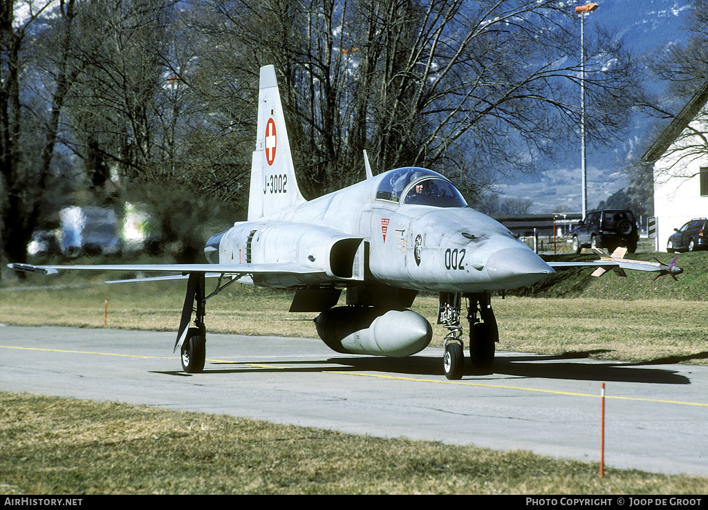 Aircraft Photo of J-3002 | Northrop F-5E Tiger II | Switzerland - Air Force | AirHistory.net #55424