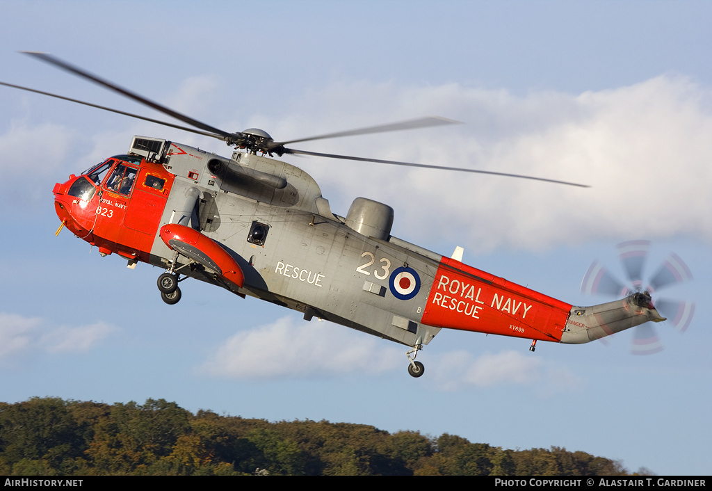 Aircraft Photo of XV699 | Westland WS-61 Sea King HU5 | UK - Navy | AirHistory.net #55425