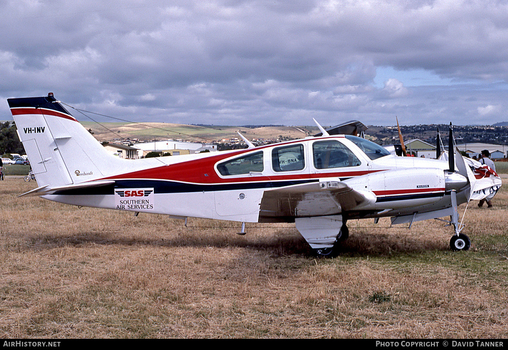 Aircraft Photo of VH-INV | Beech B55 Baron (95-B55) | Southern Air Services - SAS | AirHistory.net #55429