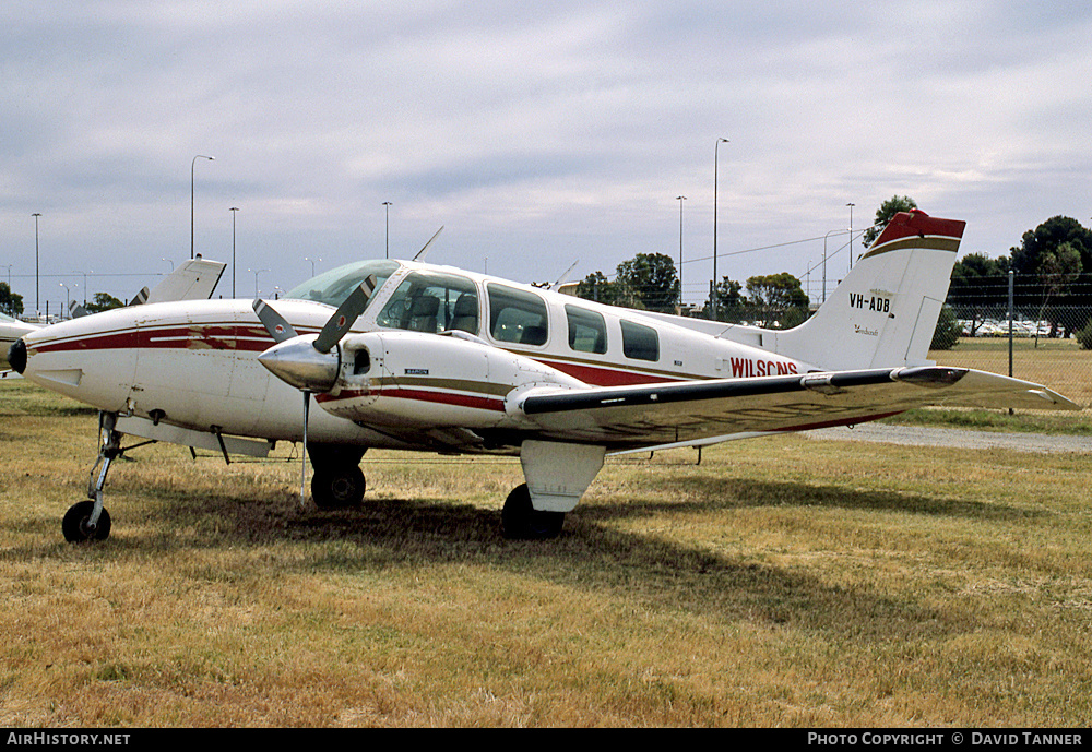 Aircraft Photo of VH-ADB | Beech 58 Baron | Wilsons | AirHistory.net #55436