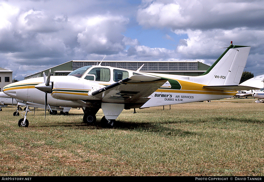 Aircraft Photo of VH-FDI | Beech D55 Baron | Dorma's Air Service | AirHistory.net #55442