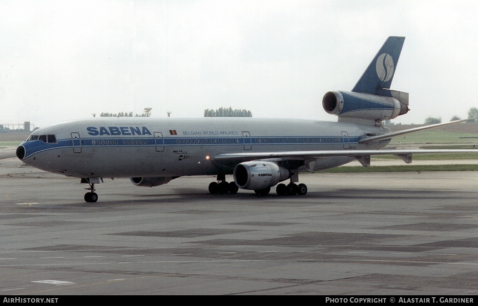 Aircraft Photo of OO-SLA | McDonnell Douglas DC-10-30CF | Sabena | AirHistory.net #55462