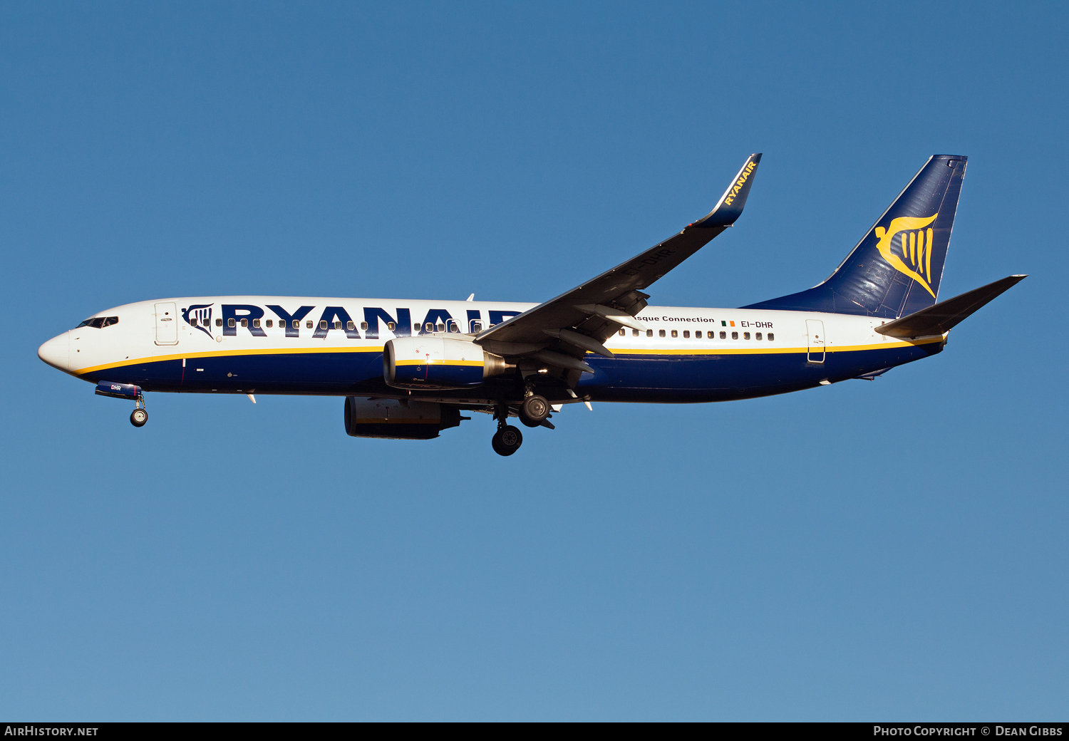 Aircraft Photo of EI-DHR | Boeing 737-8AS | Ryanair | AirHistory.net #55464