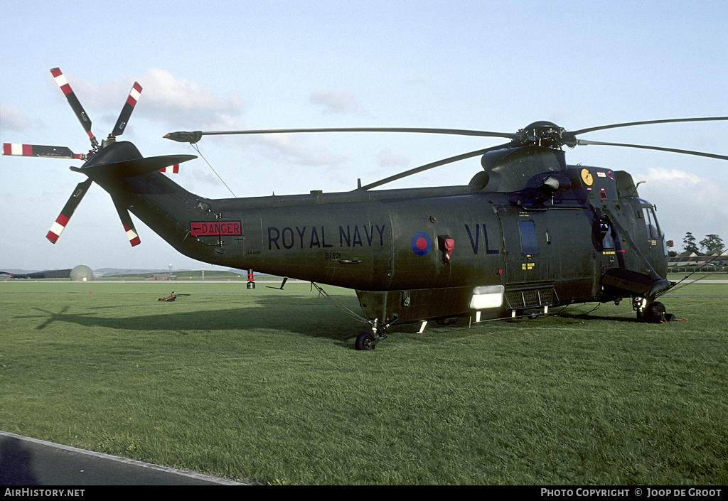 Aircraft Photo of ZG821 | Westland WS-61 Sea King HC4 | UK - Navy | AirHistory.net #55476