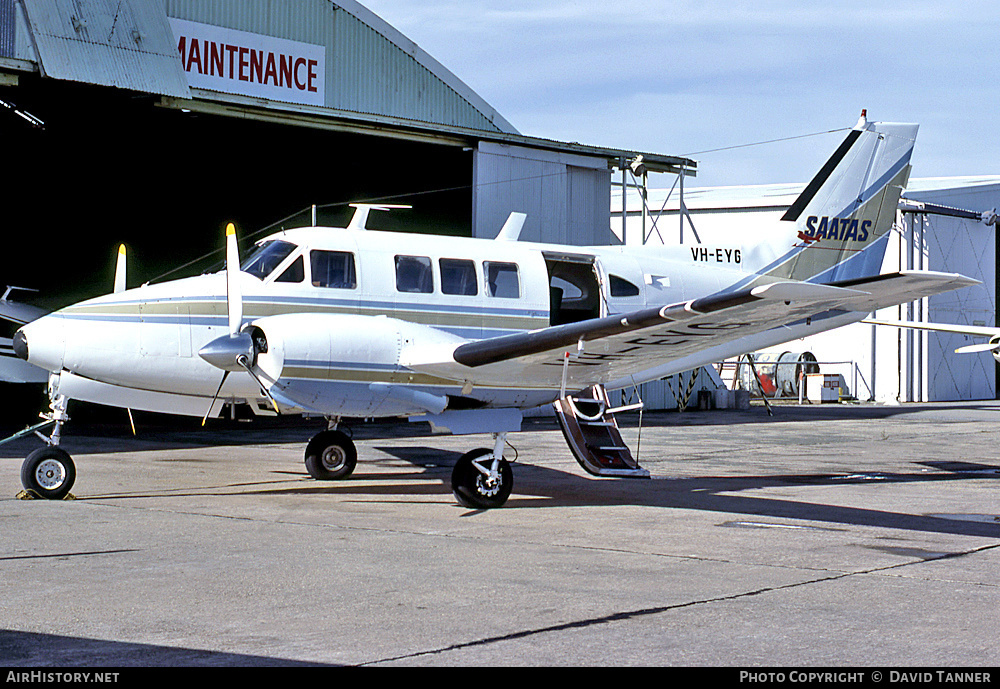 Aircraft Photo of VH-EYG | Beech 65-B80 Queen Air | South Australian and Territory Air Services - SAATAS | AirHistory.net #55483