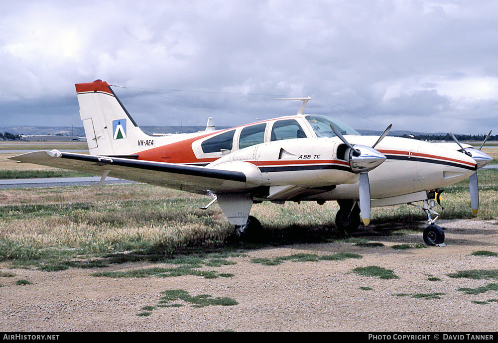 Aircraft Photo of VH-AEA | Beech 56TC Turbo Baron | Airsearch Mapping | AirHistory.net #55490