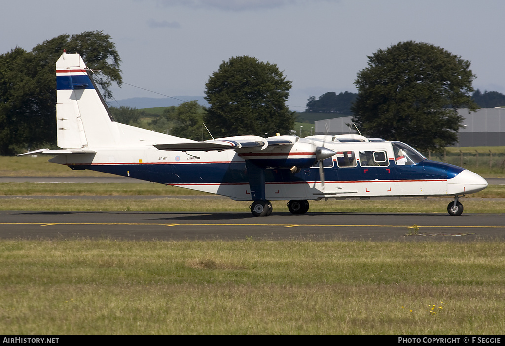 Aircraft Photo of ZH004 | Britten-Norman BN-2T-4S Defender T3 | UK - Army | AirHistory.net #55493