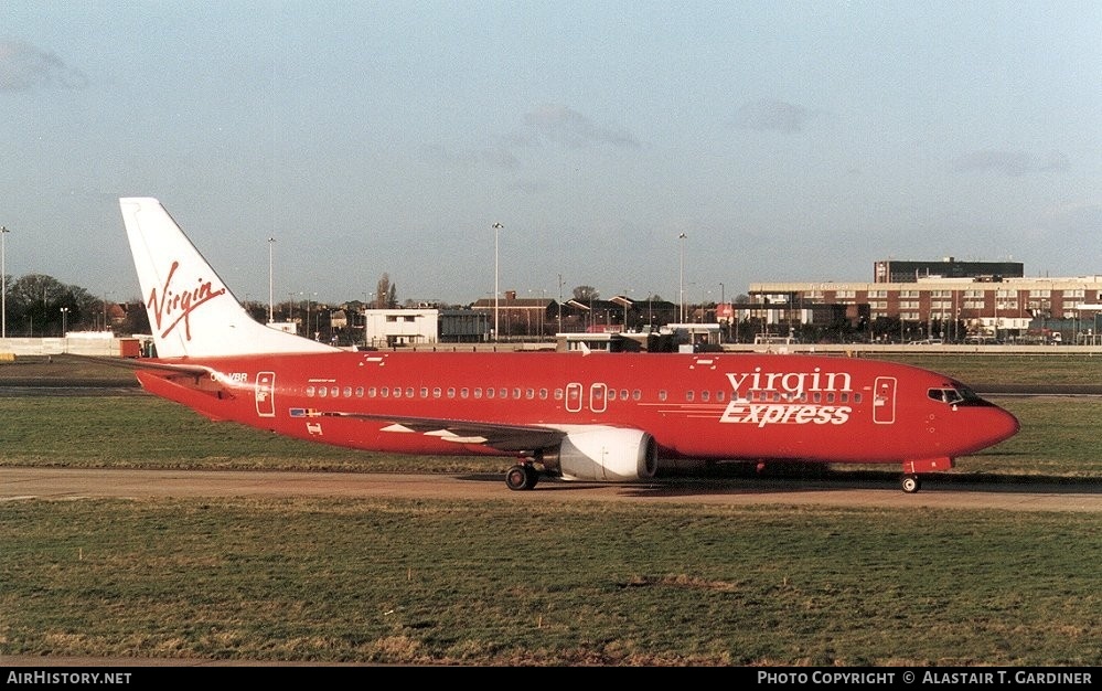 Aircraft Photo of OO-VBR | Boeing 737-4Y0 | Virgin Express | AirHistory.net #55500