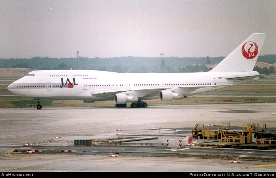 Aircraft Photo of JA8177 | Boeing 747-346 | Japan Airlines - JAL | AirHistory.net #55508