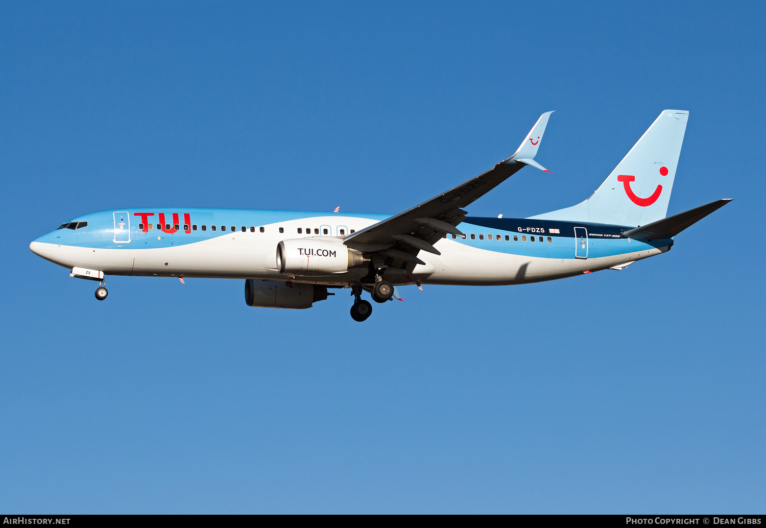 Aircraft Photo of G-FDZS | Boeing 737-8K5 | TUI | AirHistory.net #55520